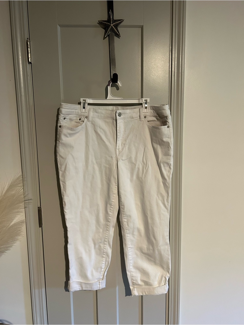 Talbots White Cropped Jeans for Women